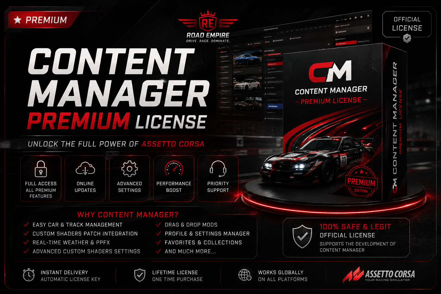 لایسنس پریمیوم Content Manager