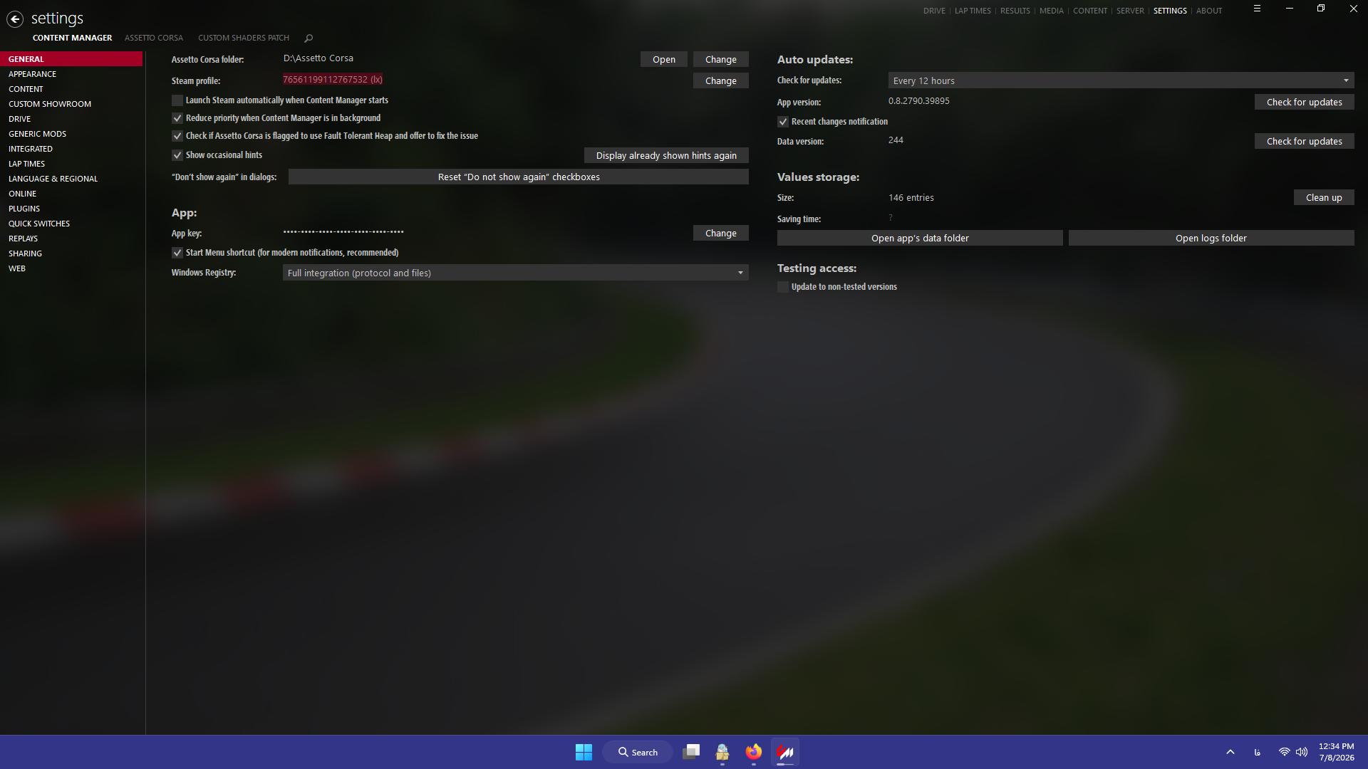 نمایش مسیر Steam ID در Content Manager